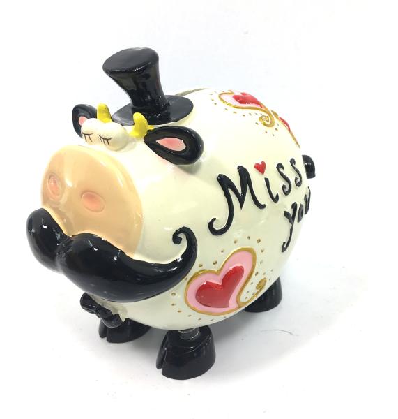 Sparschwein - Miss You - Creme